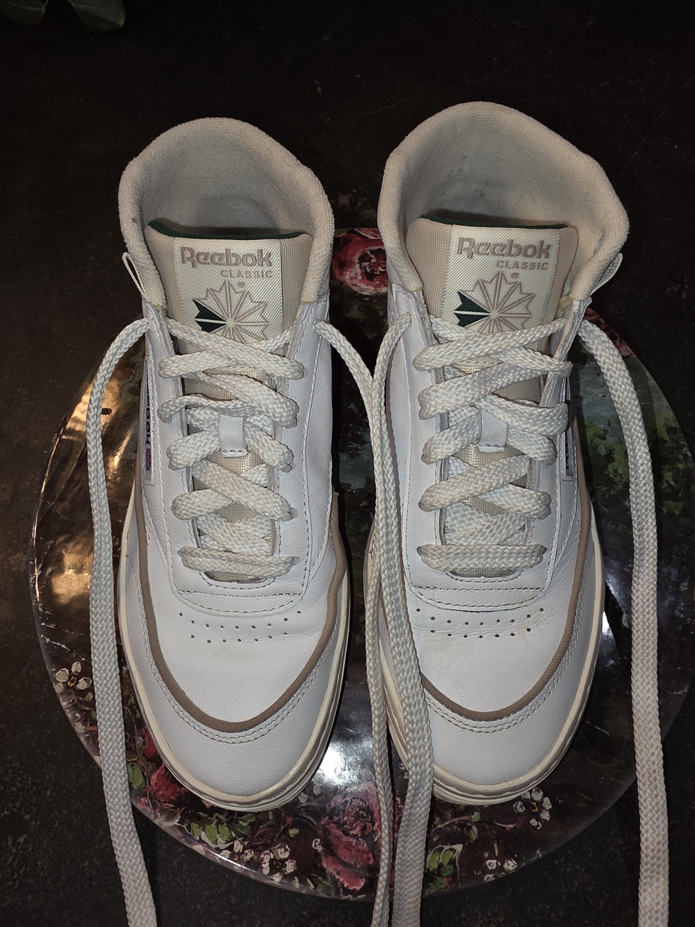 Reebok Classic Women's White Leather Sneakers